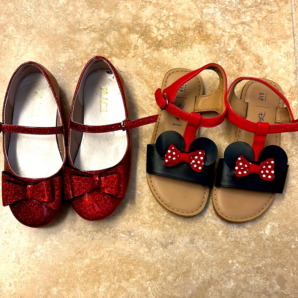 Minnie Mouse Sandals/ Shoes - Size 10 Toddler